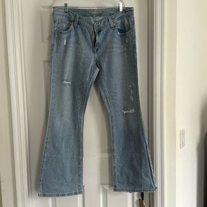 American Eagle Hipster Distressed Vintage Skinny Flare